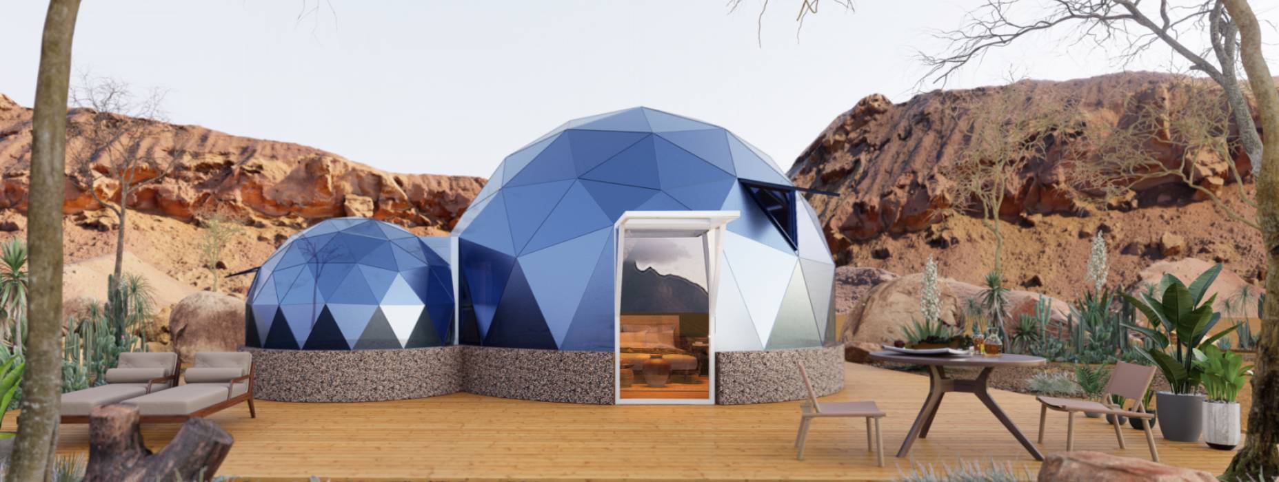 墨竹工卡县球形智能光伏玻璃星空房